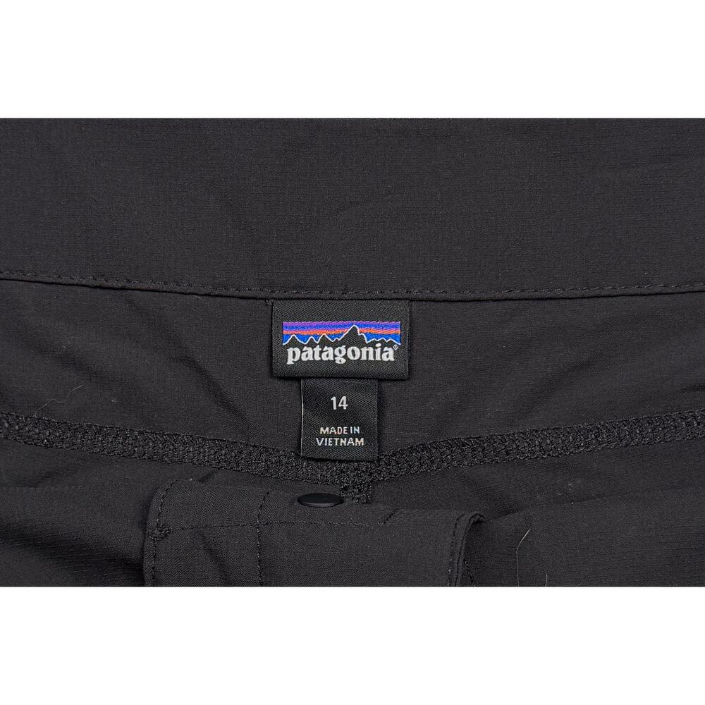 Patagonia Womens Size 14 Black Outdoor Hiking Travel Water Shorts - Picture 5 of 7